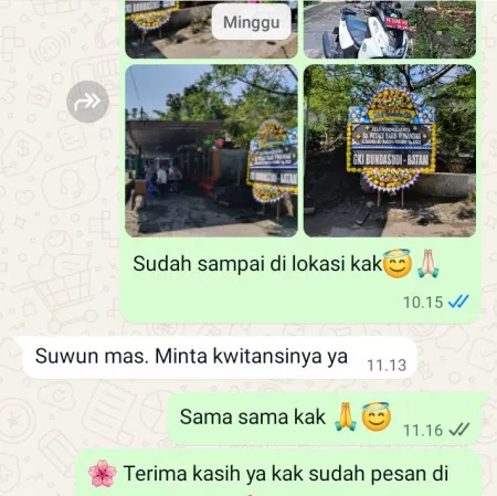 Pengiriman Papan Bunga Duka Bunulrejo Blimbing