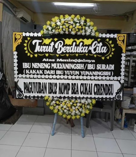 Papan Bunga Duka Bunulrejo Blimbing