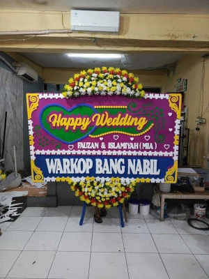 Papan Bunga di Bunulrejo Blimbing