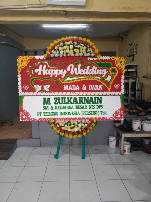 Papan Bunga di Bunulrejo Blimbing