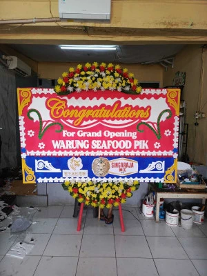 Papan Bunga di Bunulrejo Blimbing