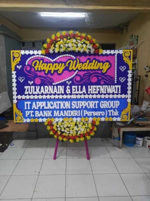 Papan Bunga di Bunulrejo Blimbing