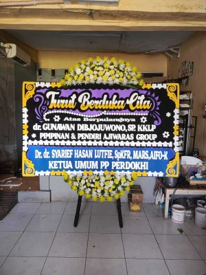 Papan Bunga di Bunulrejo Blimbing